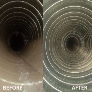 Duct Cleaning Before and After